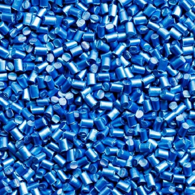 Hạt nhựa tạo màu xanh đường